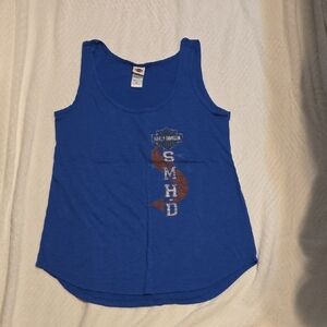 Harley-Davidson Blue Tank Top